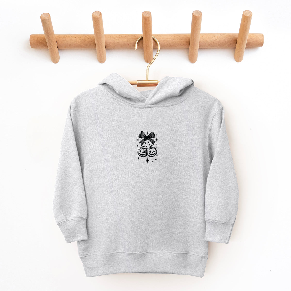 Pumpkin Cherries Stars - Toddler Hoodie
