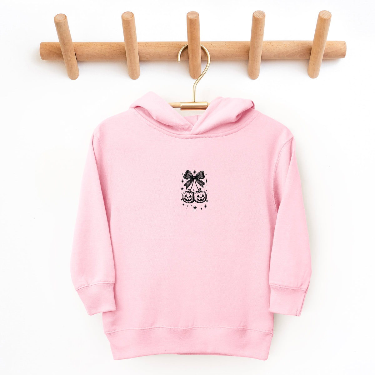 Pumpkin Cherries Stars - Toddler Hoodie