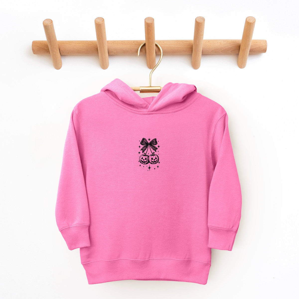 Pumpkin Cherries Stars - Toddler Hoodie