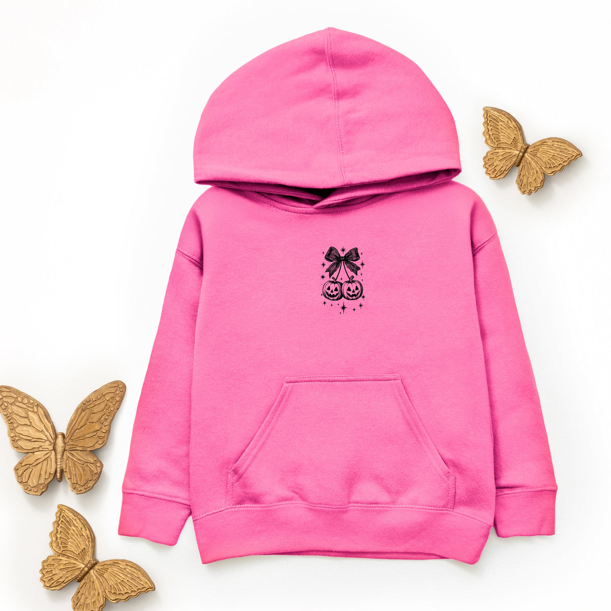 Pumpkin Cherries Stars - Youth Graphic Hoodie