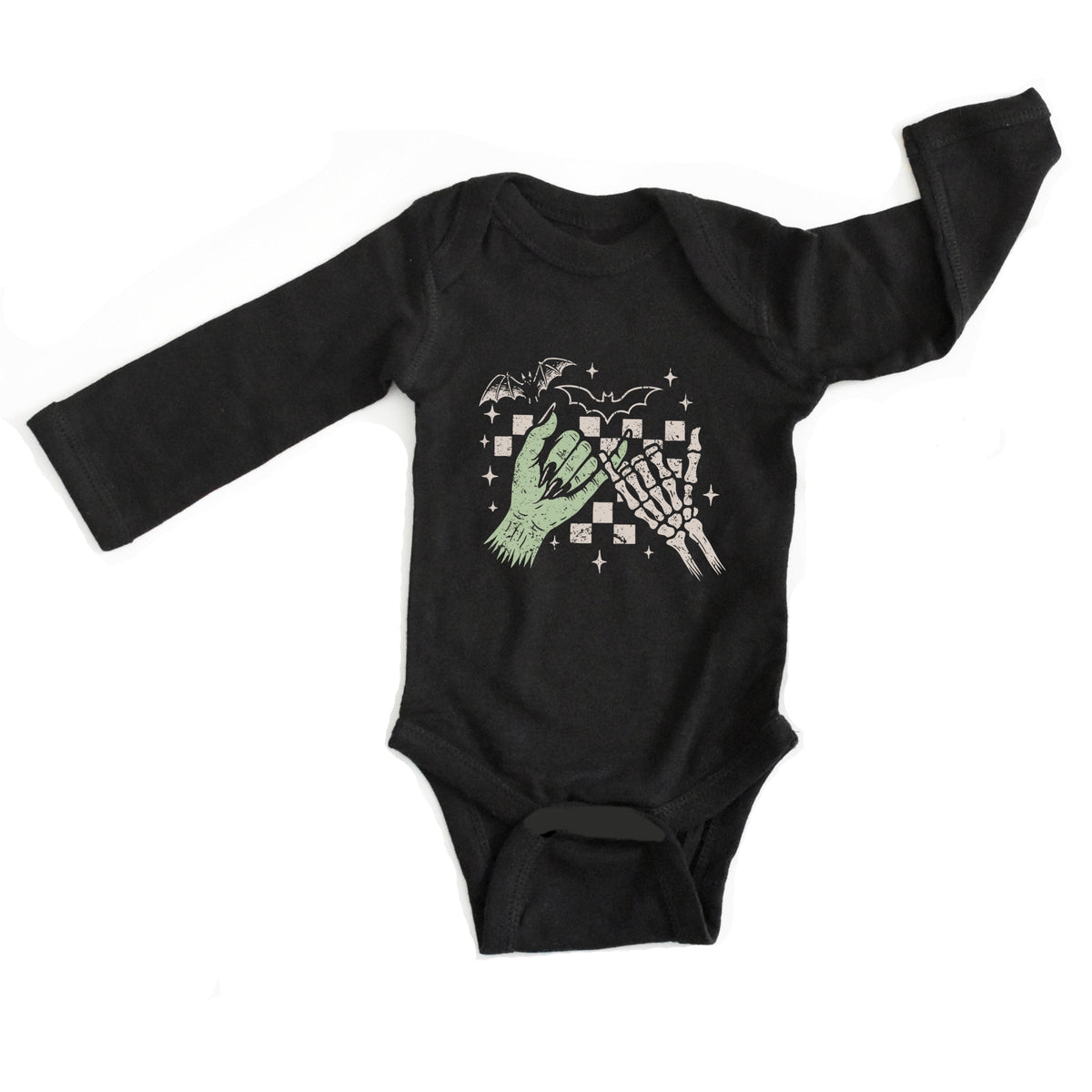 Pinky Promise Skeleton - Infant Long Sleeve Bodysuit