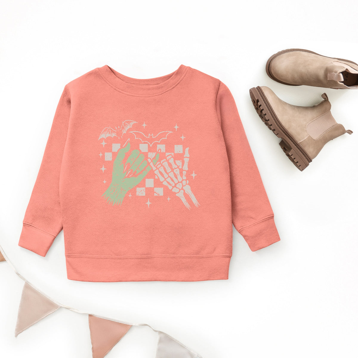 Pinky Promise Skeleton - Youth Graphic Sweatshirt