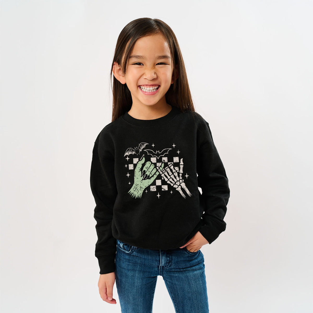 Pinky Promise Skeleton - Youth Graphic Sweatshirt