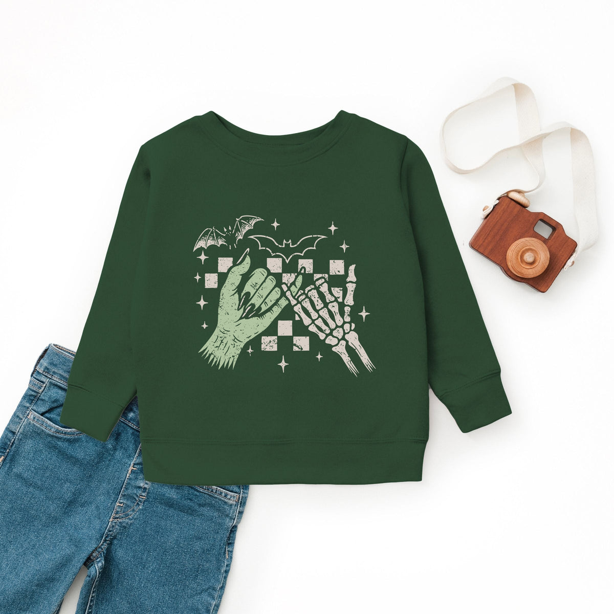 Pinky Promise Skeleton - Youth Graphic Sweatshirt