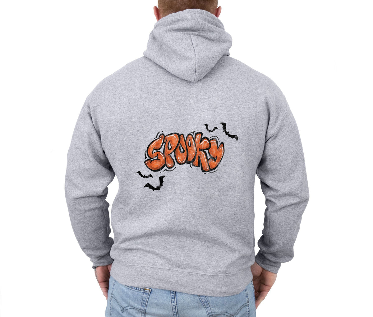 Spooky Graffiti - Men's Graphic Hoodie