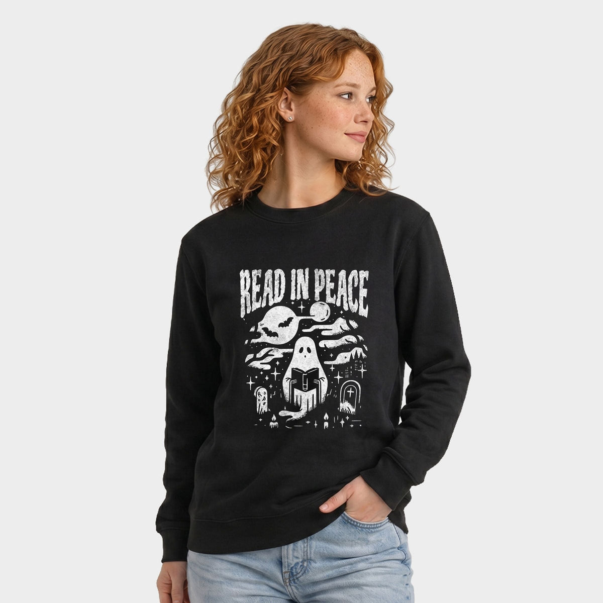 Read In Peace Book Club - Women's Graphic Sweatshirt
