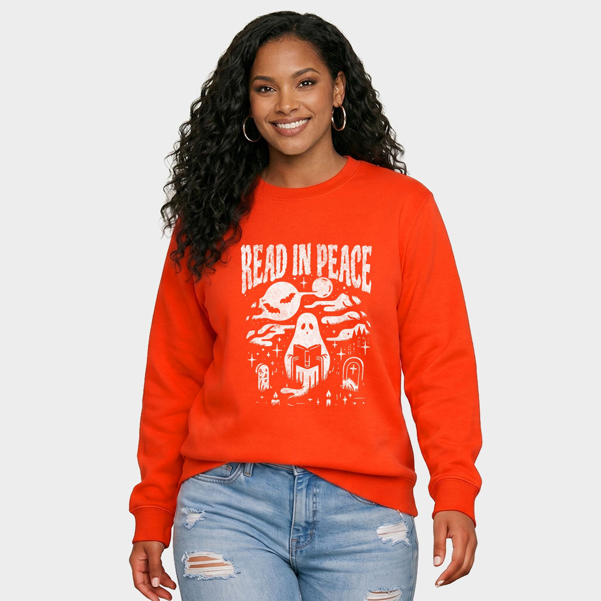 Read In Peace Book Club - Women's Graphic Sweatshirt