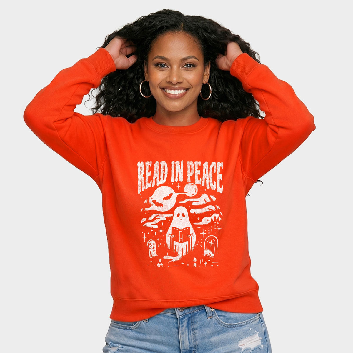 Read In Peace Book Club - Women's Graphic Sweatshirt