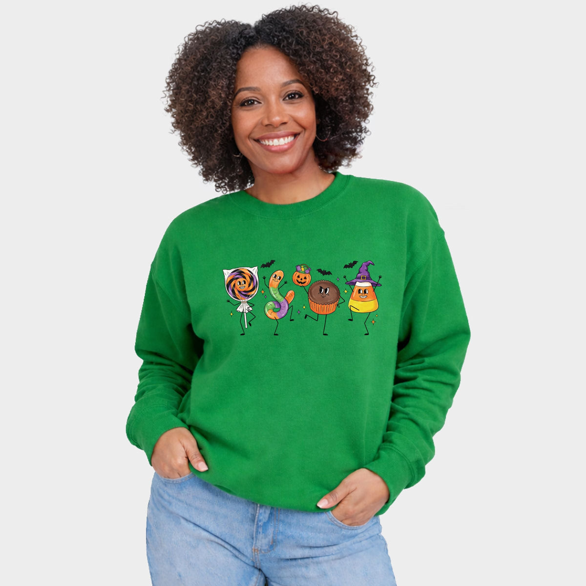 Candy Stick Figures - Women's Graphic Sweatshirt