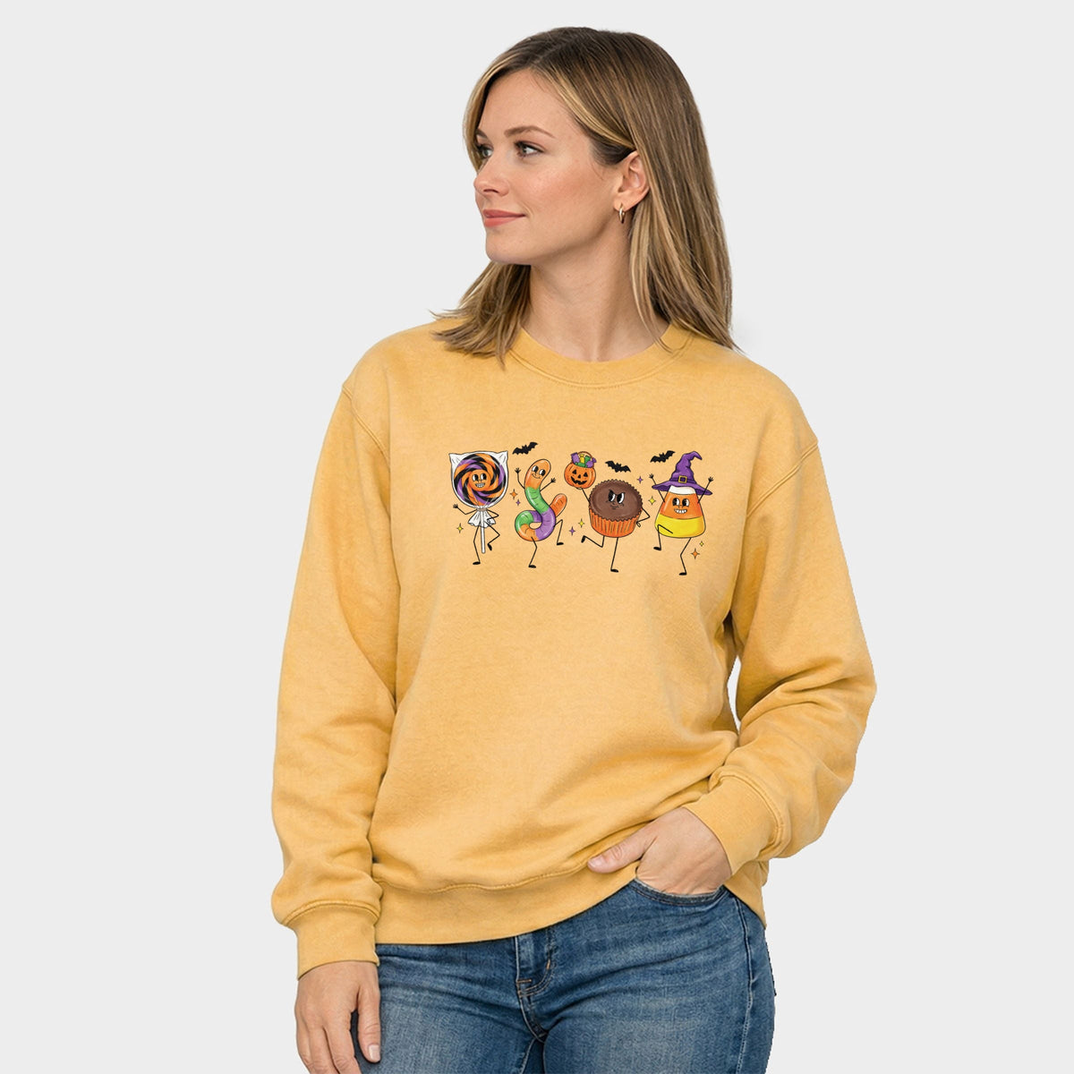 Candy Stick Figures - Women's Graphic Sweatshirt