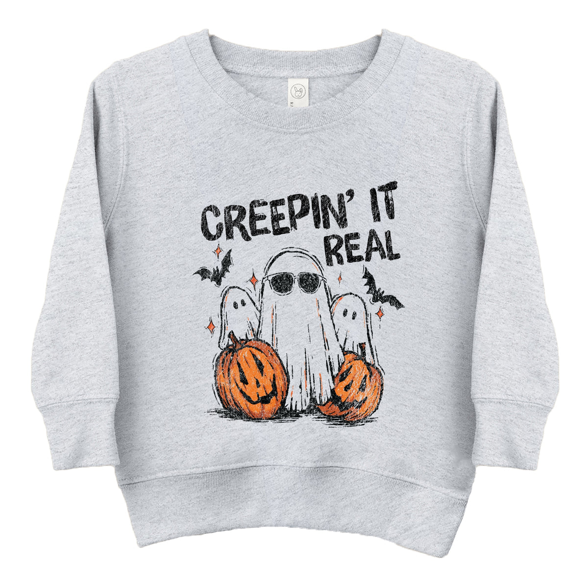 Creepin it Real Ghosts - Toddler Graphic Sweatshirt