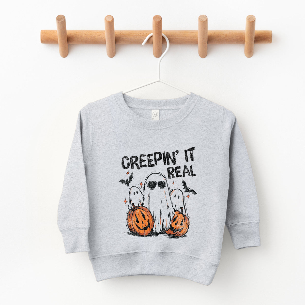 Creepin it Real Ghosts - Toddler Graphic Sweatshirt