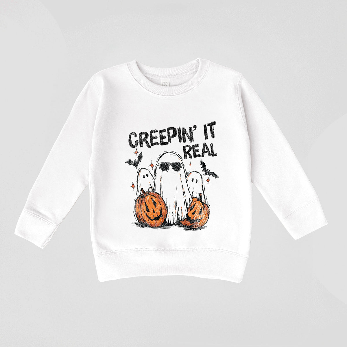 Creepin it Real Ghosts - Toddler Graphic Sweatshirt