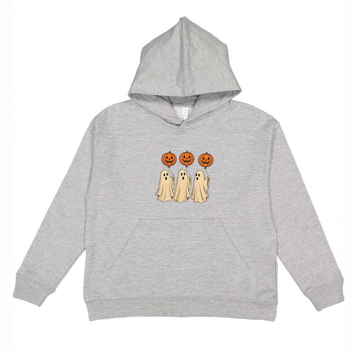 Ghosts With Pumpkins - Youth Graphic Hoodie