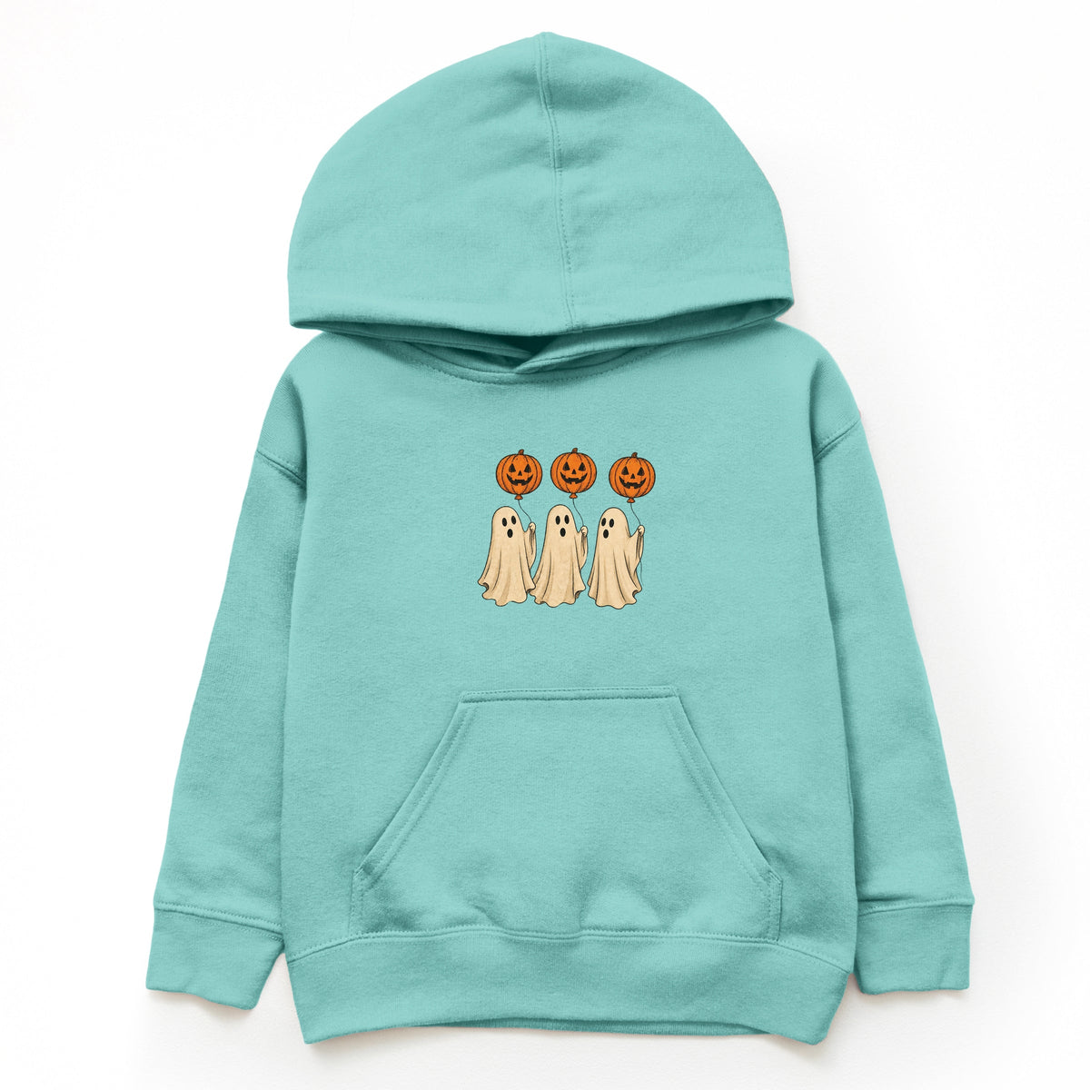Ghosts With Pumpkins - Youth Graphic Hoodie