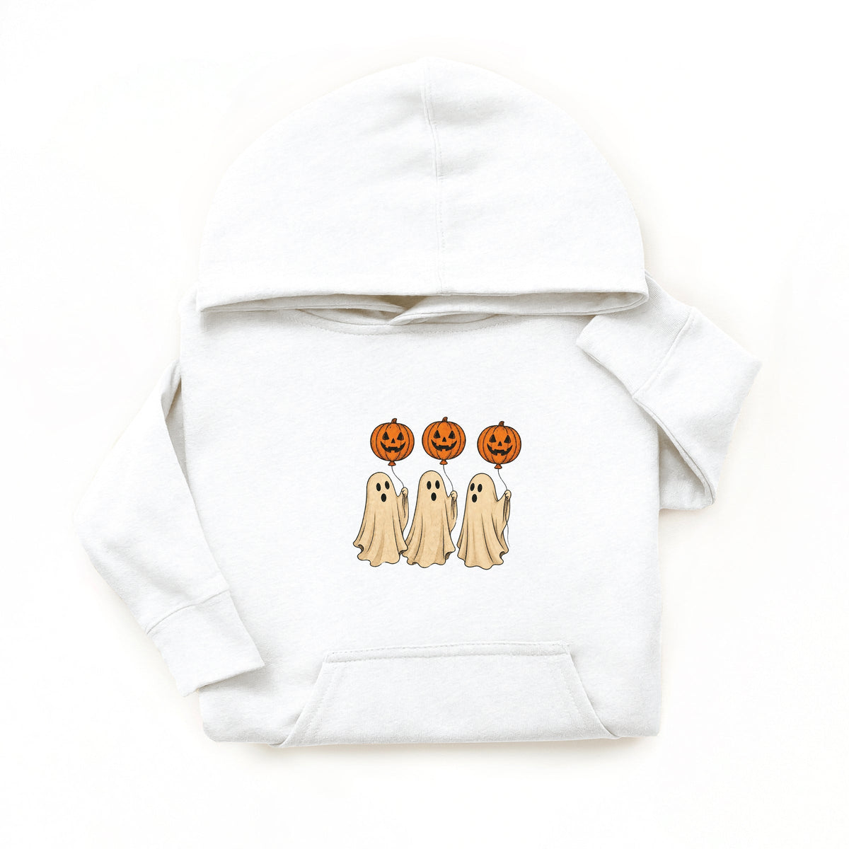 Ghosts With Pumpkins - Youth Graphic Hoodie