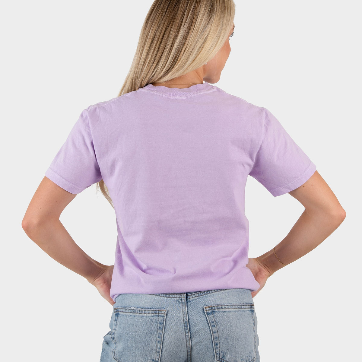 Black Cat Orange Stripes - Women's Garment Dyed Graphic T-Shirt