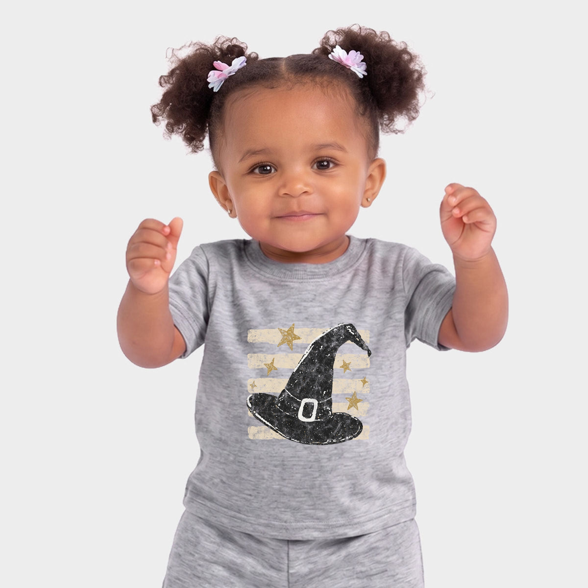 Witch Hat Stripes - Infant Jogger Pant Crew Set