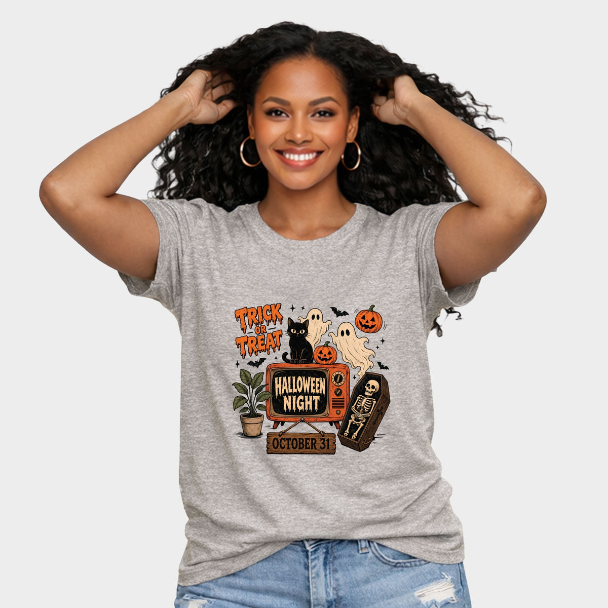 Trick Or Treat TV - Women's Short Sleeve Graphic T-Shirt
