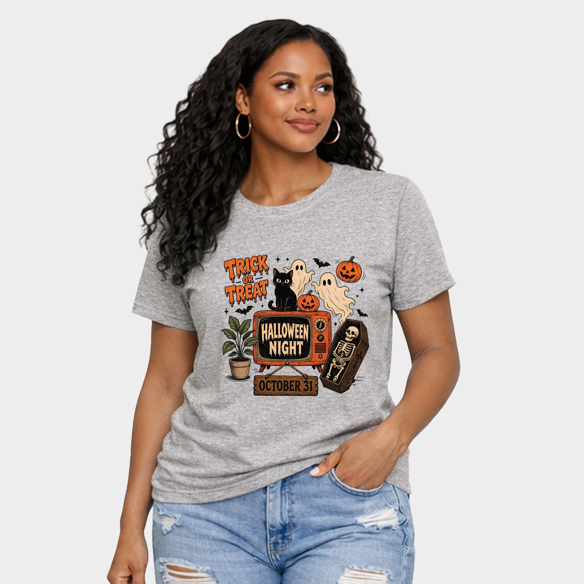 Trick Or Treat TV - Women's Short Sleeve Graphic T-Shirt