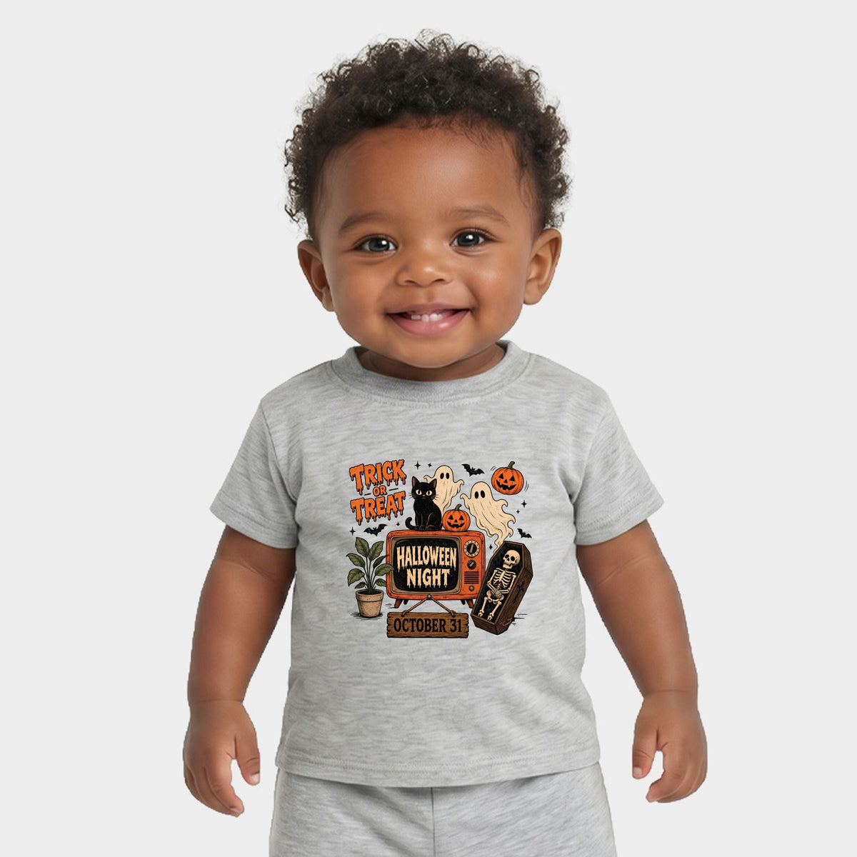 Trick Or Treat TV - Infant Jogger Pant Crew Set