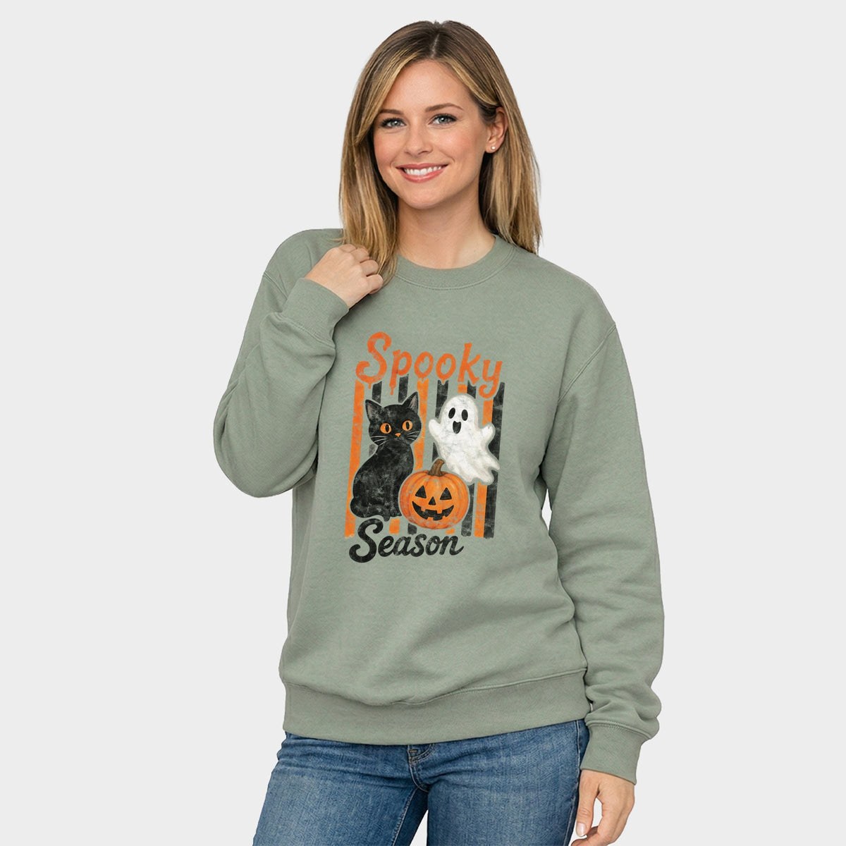 Spooky Season Characters -  Women's Graphic Sweatshirt