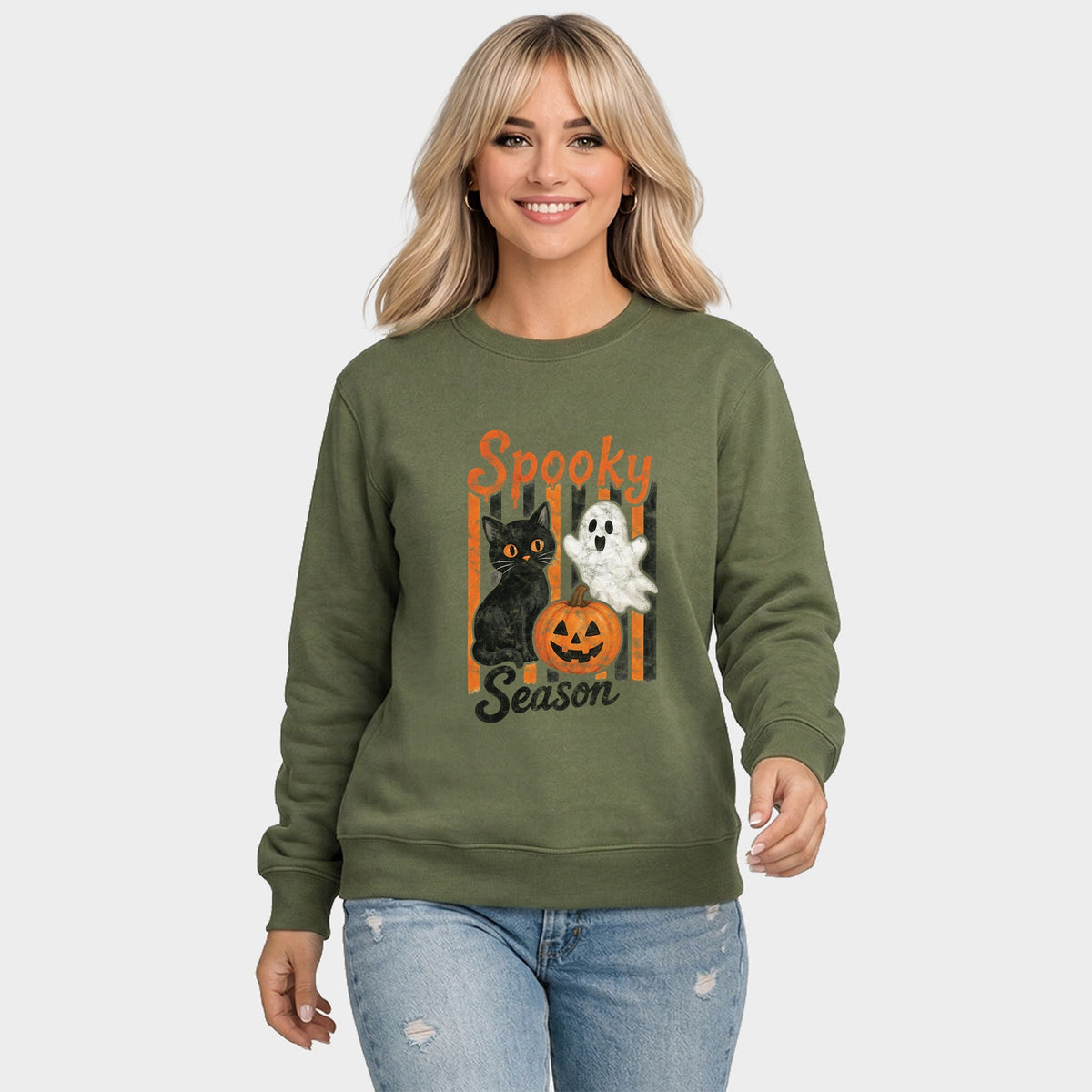 Spooky Season Characters -  Women's Graphic Sweatshirt