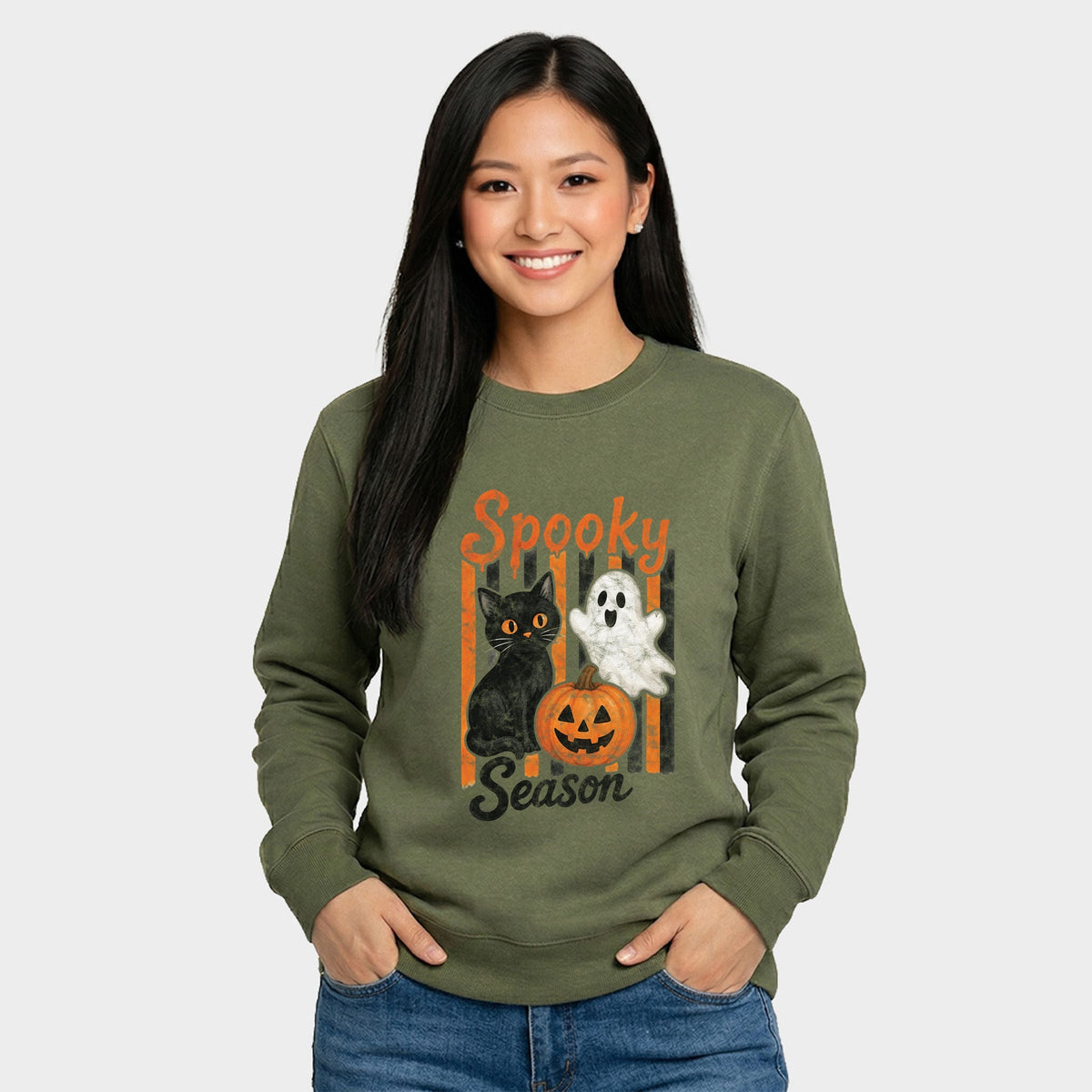 Spooky Season Characters -  Women's Graphic Sweatshirt
