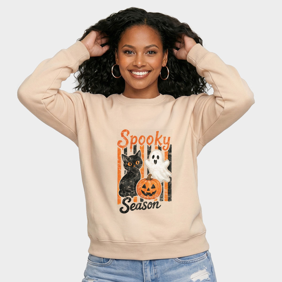 Spooky Season Characters -  Women's Graphic Sweatshirt