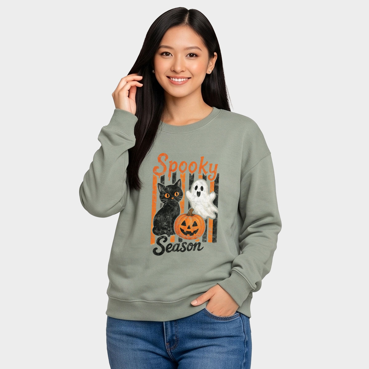 Spooky Season Characters -  Women's Graphic Sweatshirt