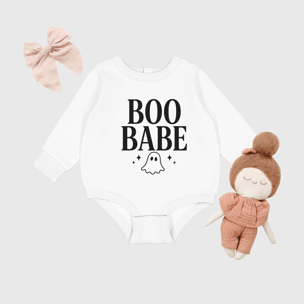 Boo Babe Ghost - Infant Fleece BodySuit