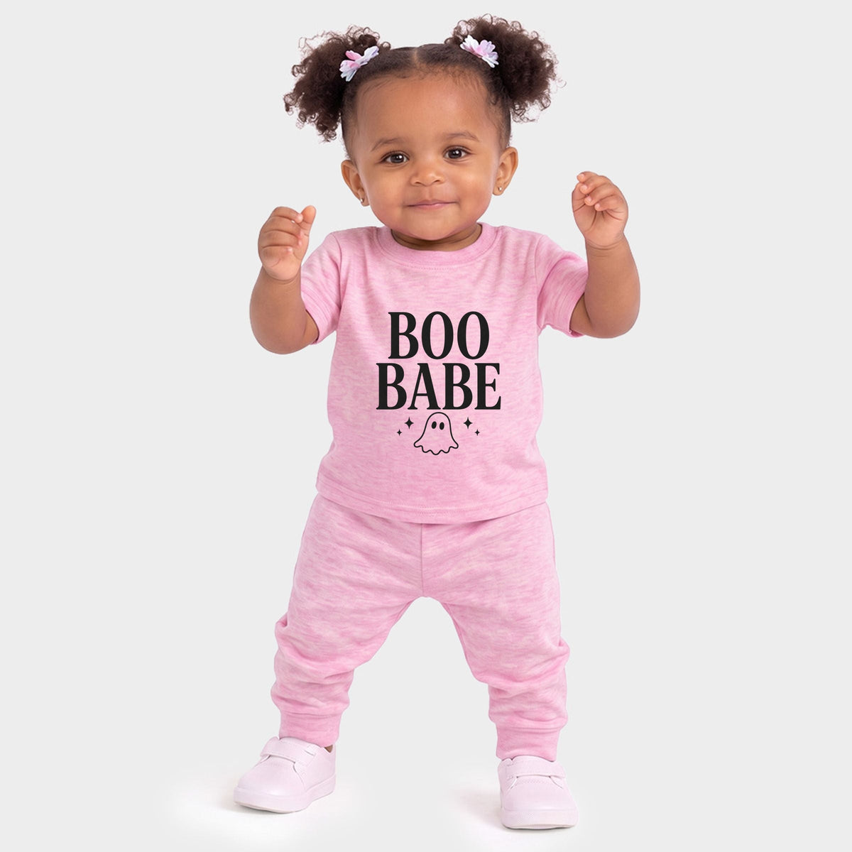 Boo Babe Ghost - Infant Jogger Pant Crew Set