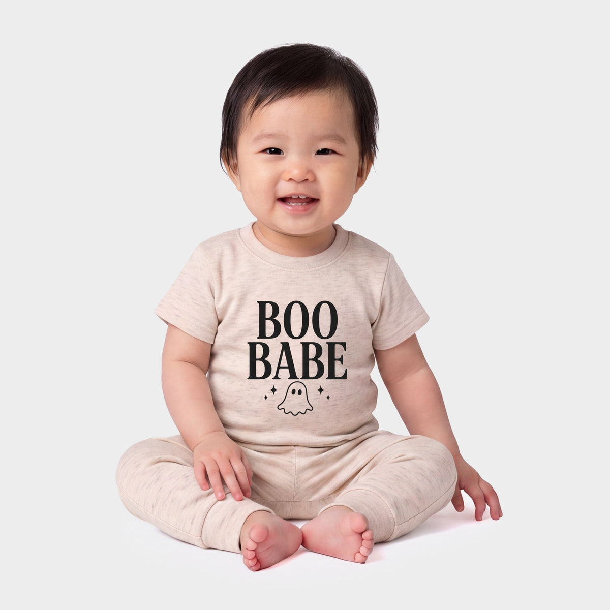Boo Babe Ghost - Infant Jogger Pant Crew Set