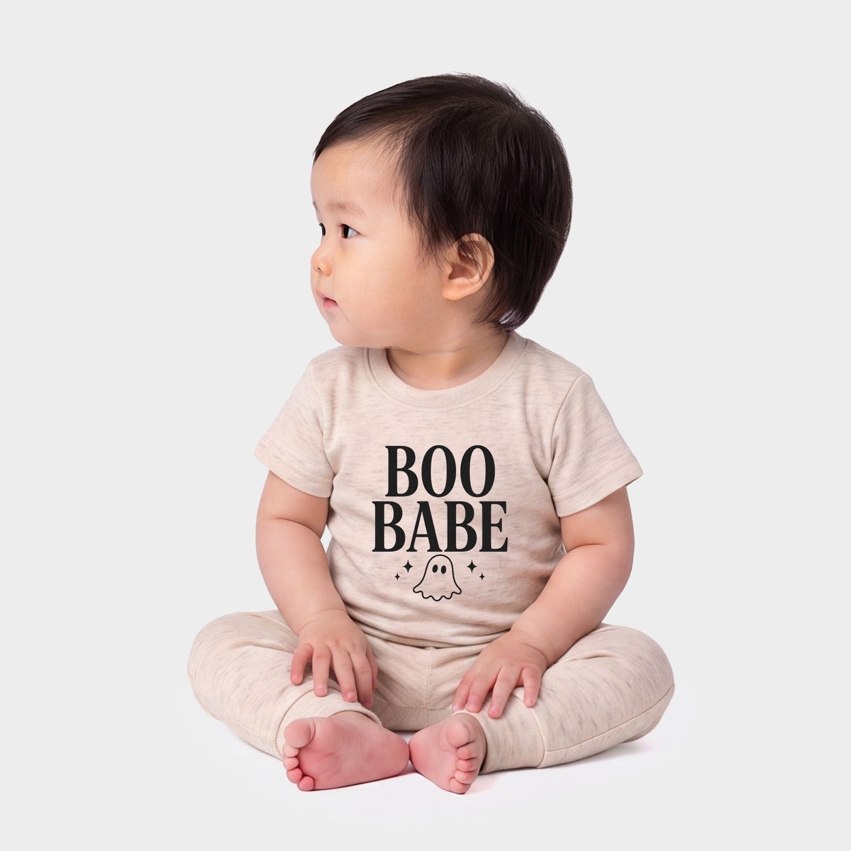Boo Babe Ghost - Infant Jogger Pant Crew Set