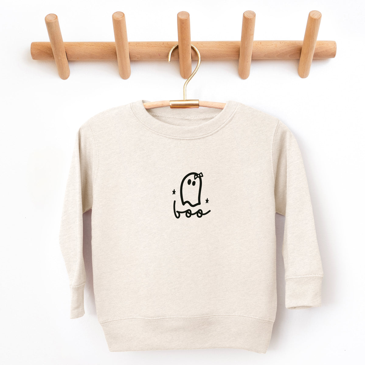 Boo Cute Ghost - Toddler Graphic Sweatshirt