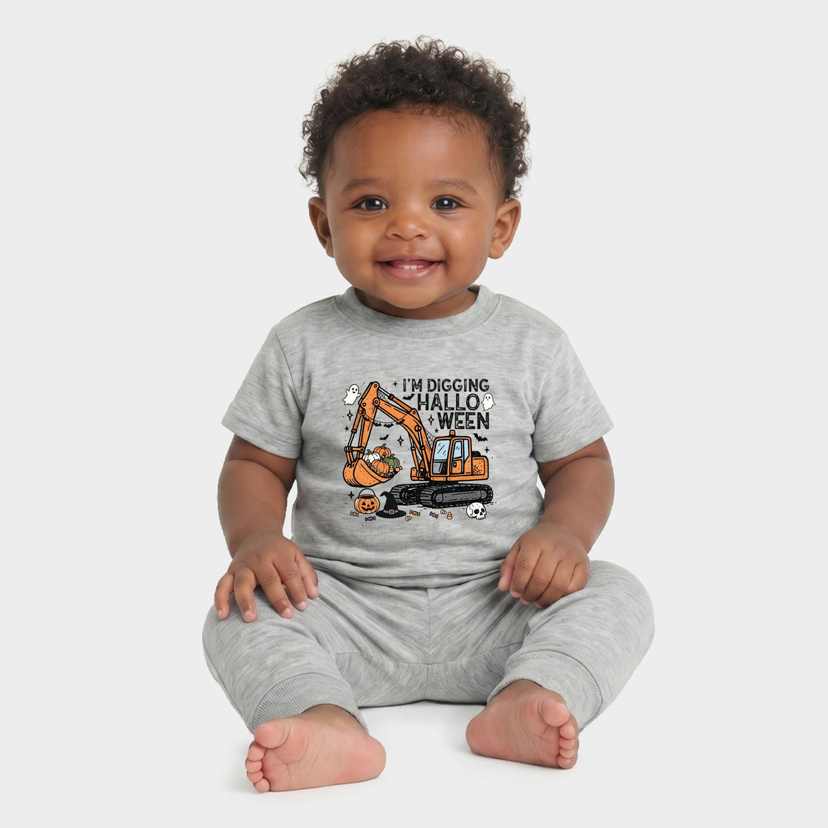 I'm Digging Halloween - Infant Jogger Pant Crew Set