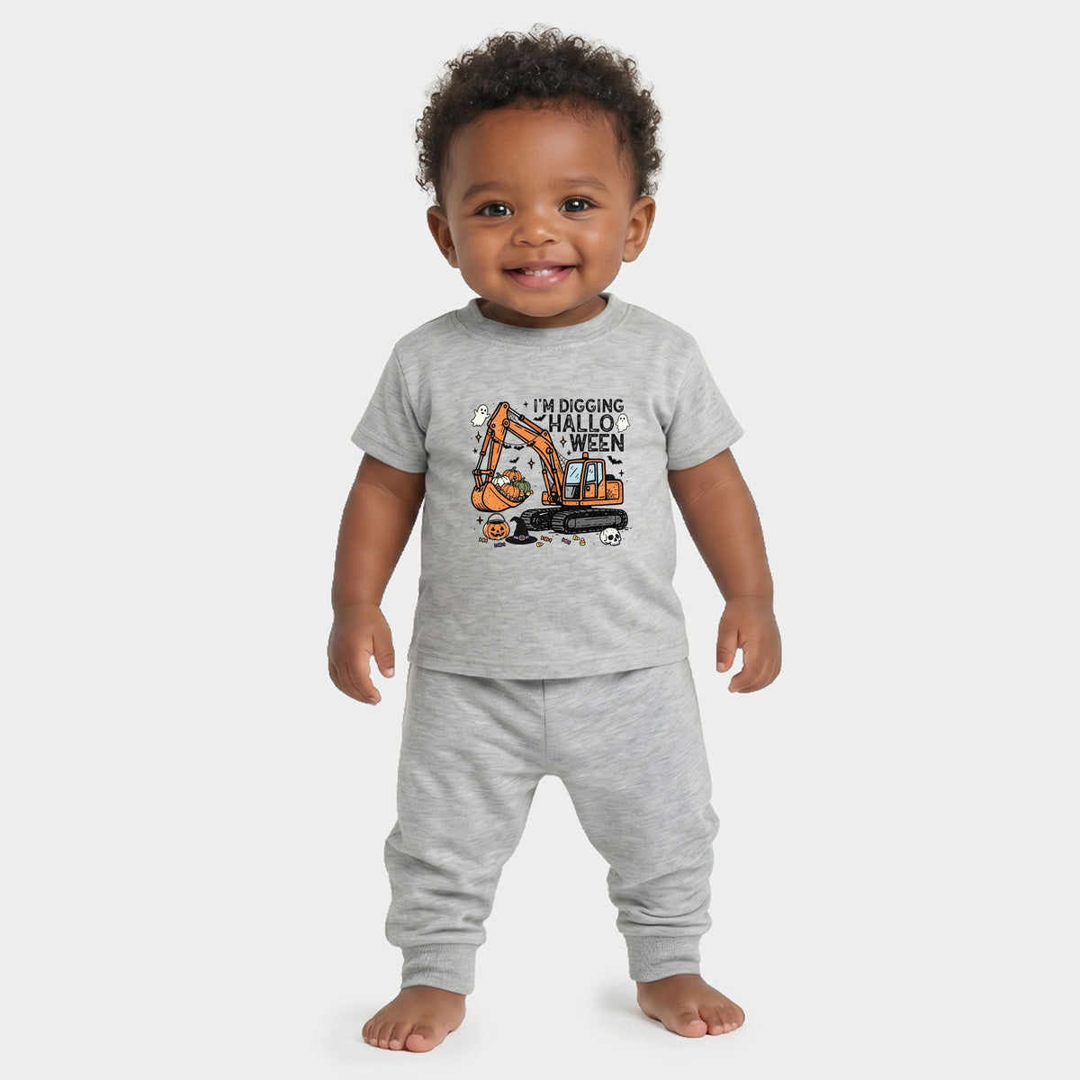 I'm Digging Halloween - Infant Jogger Pant Crew Set