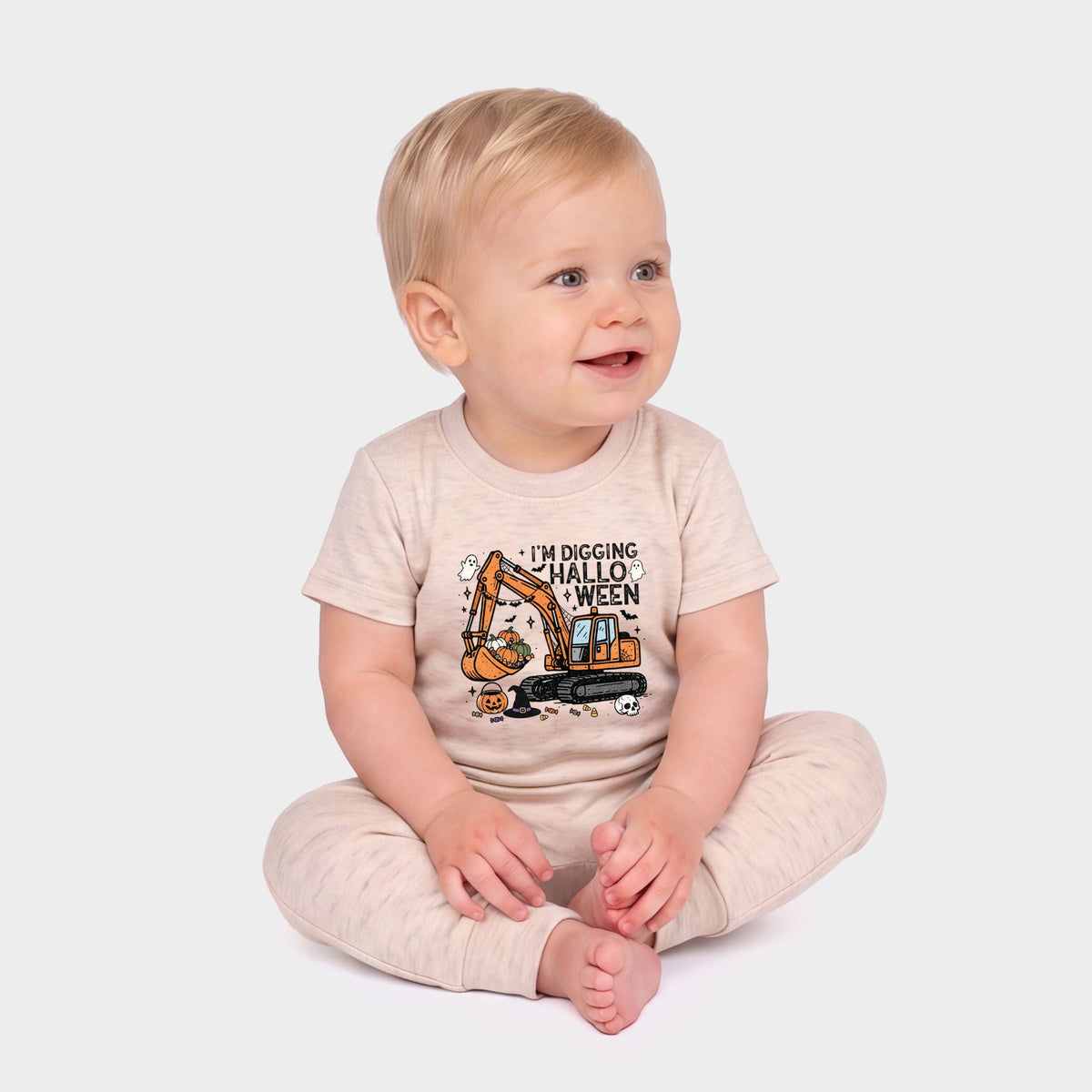 I'm Digging Halloween - Infant Jogger Pant Crew Set