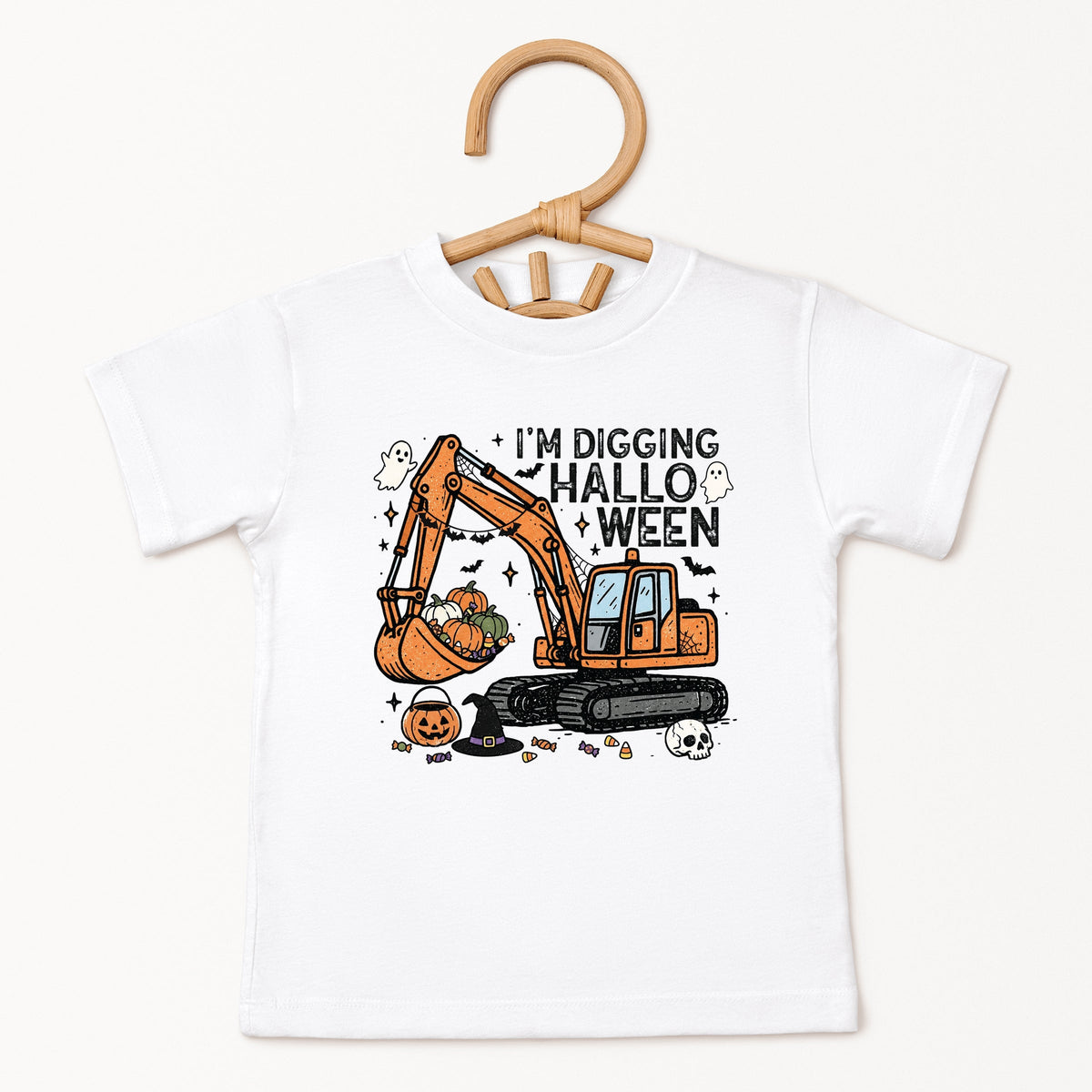I'm Digging Halloween - Toddler Short Sleeve Graphic T-Shirt