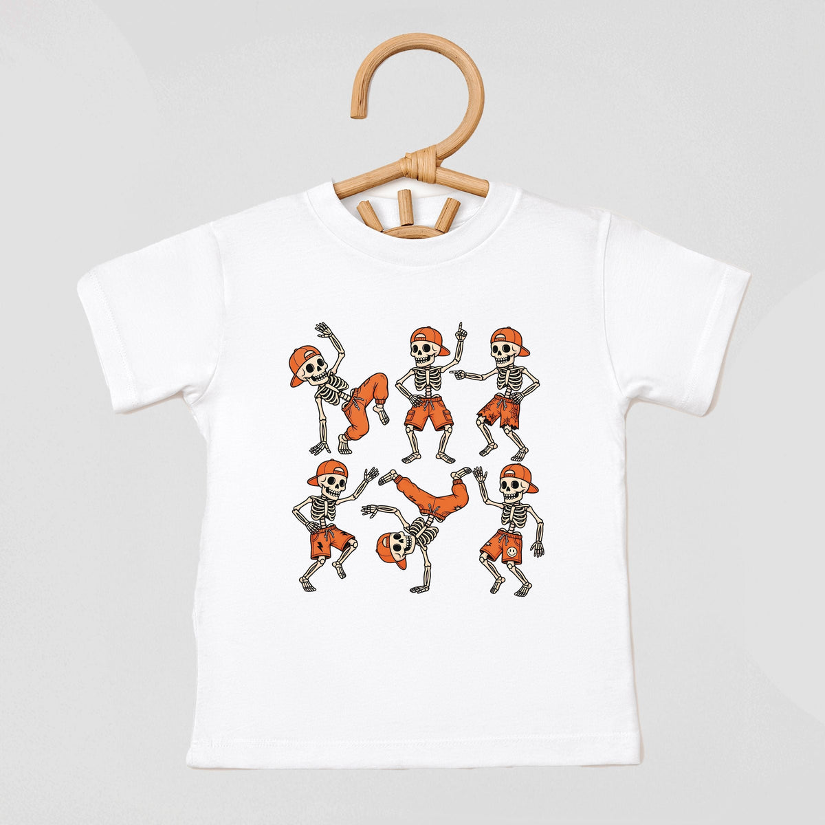 Break Dancing Skeletons - Toddler Short Sleeve Graphic T-Shirt