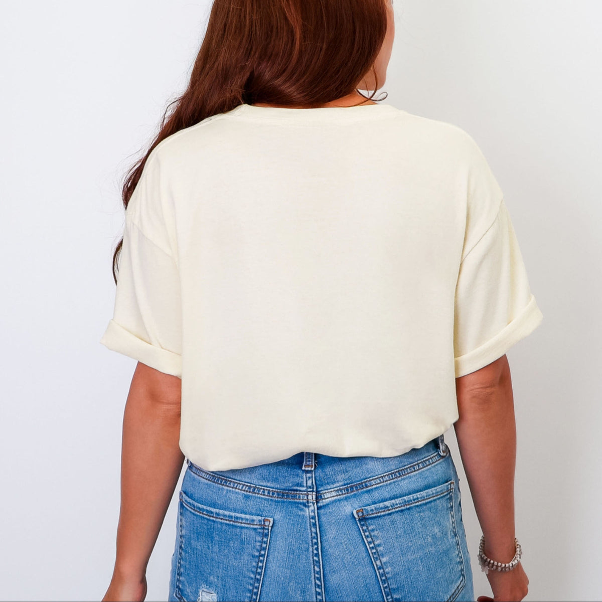 Spooky Reader's Book Club Ghost - Women's Garment Dyed Graphic T-Shirt