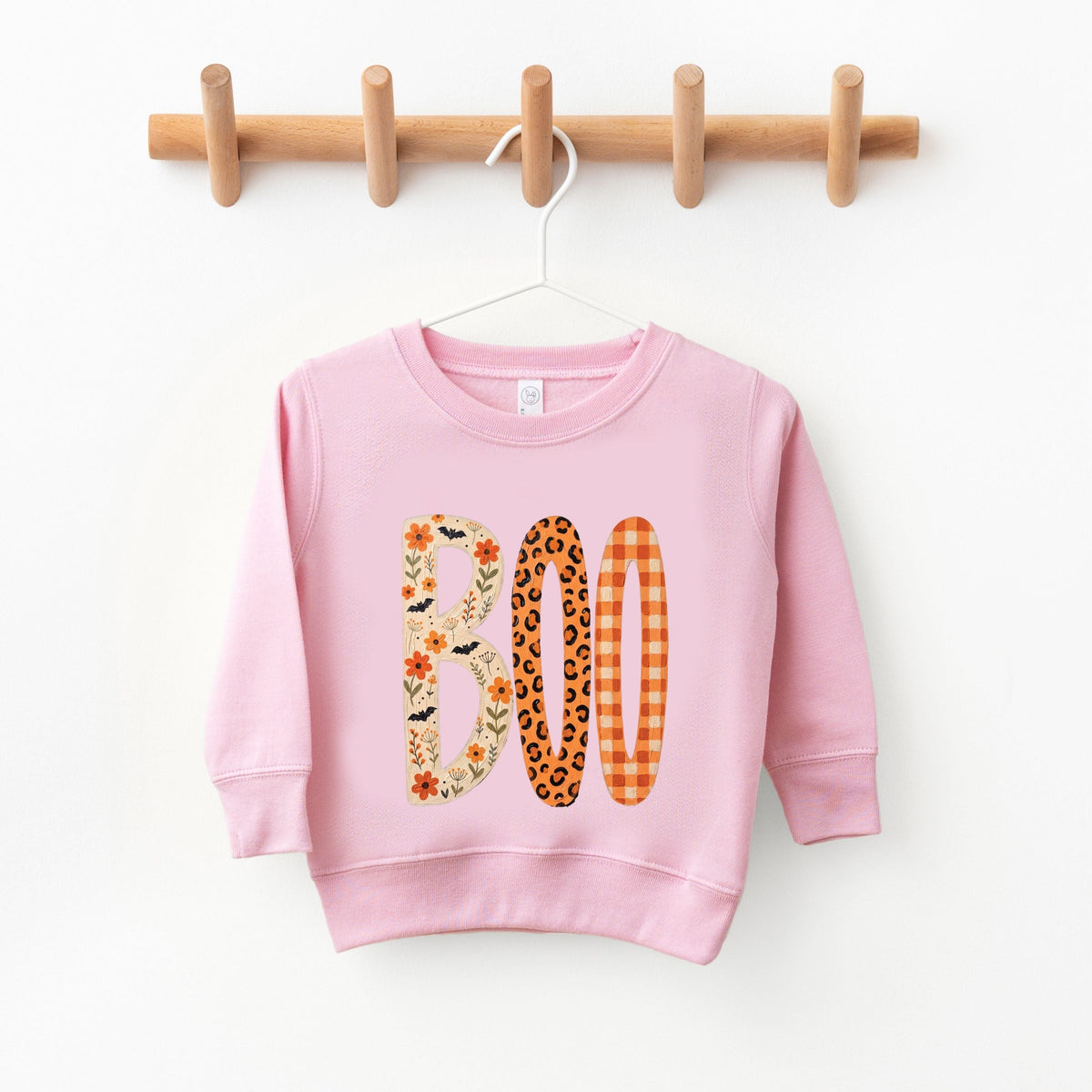Boo Tall Pattern - Youth Graphic Sweatshirt