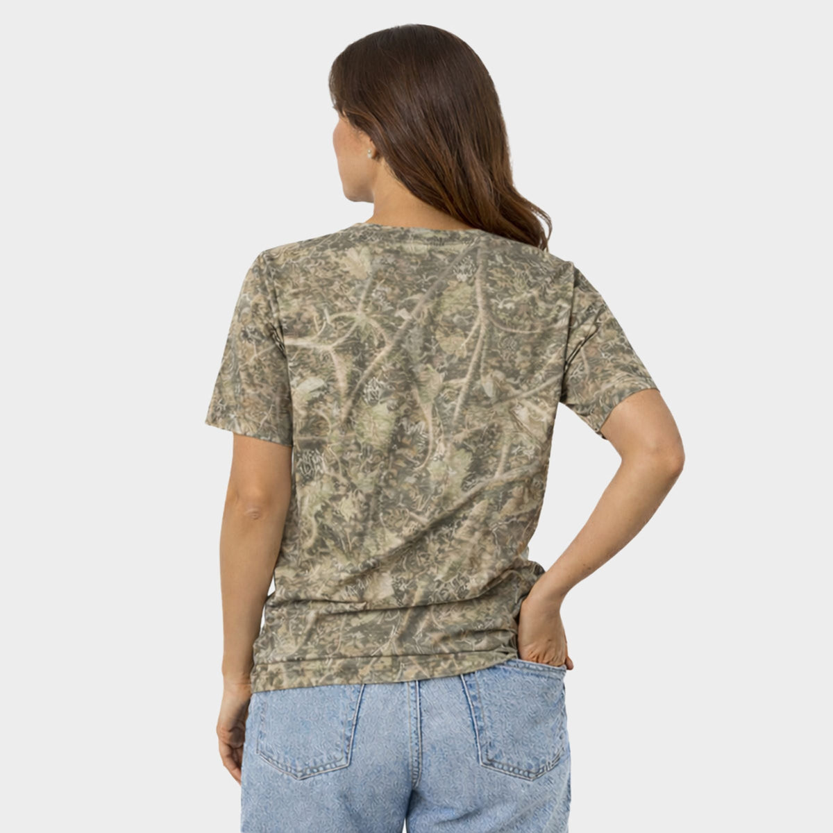 Dead Tired Skull - Women's Heavyweight Camo Tee