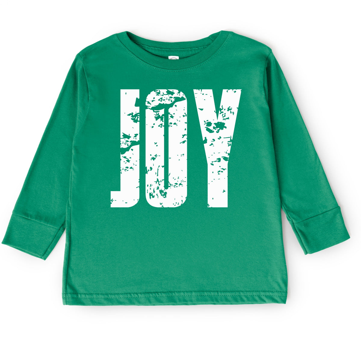 Joy Block Distressed - Toddler Long Sleeve Graphic Tee
