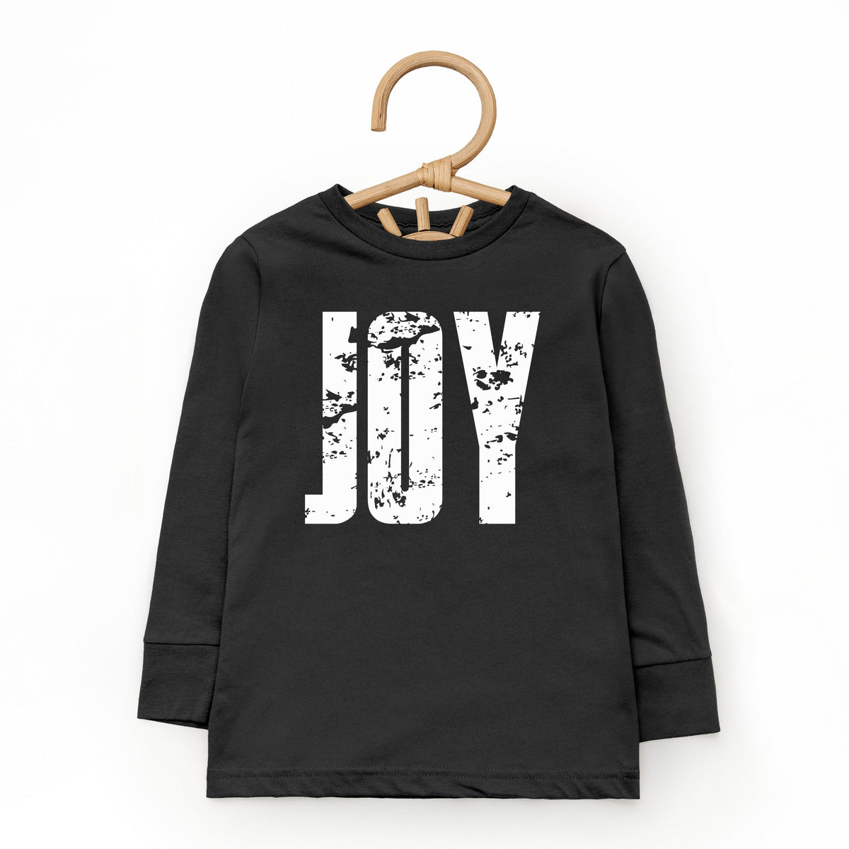 Joy Block Distressed - Toddler Long Sleeve Graphic Tee