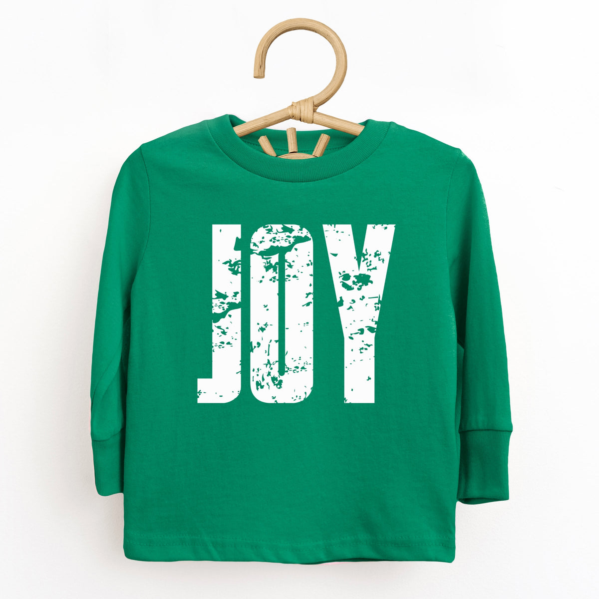 Joy Block Distressed - Toddler Long Sleeve Graphic Tee