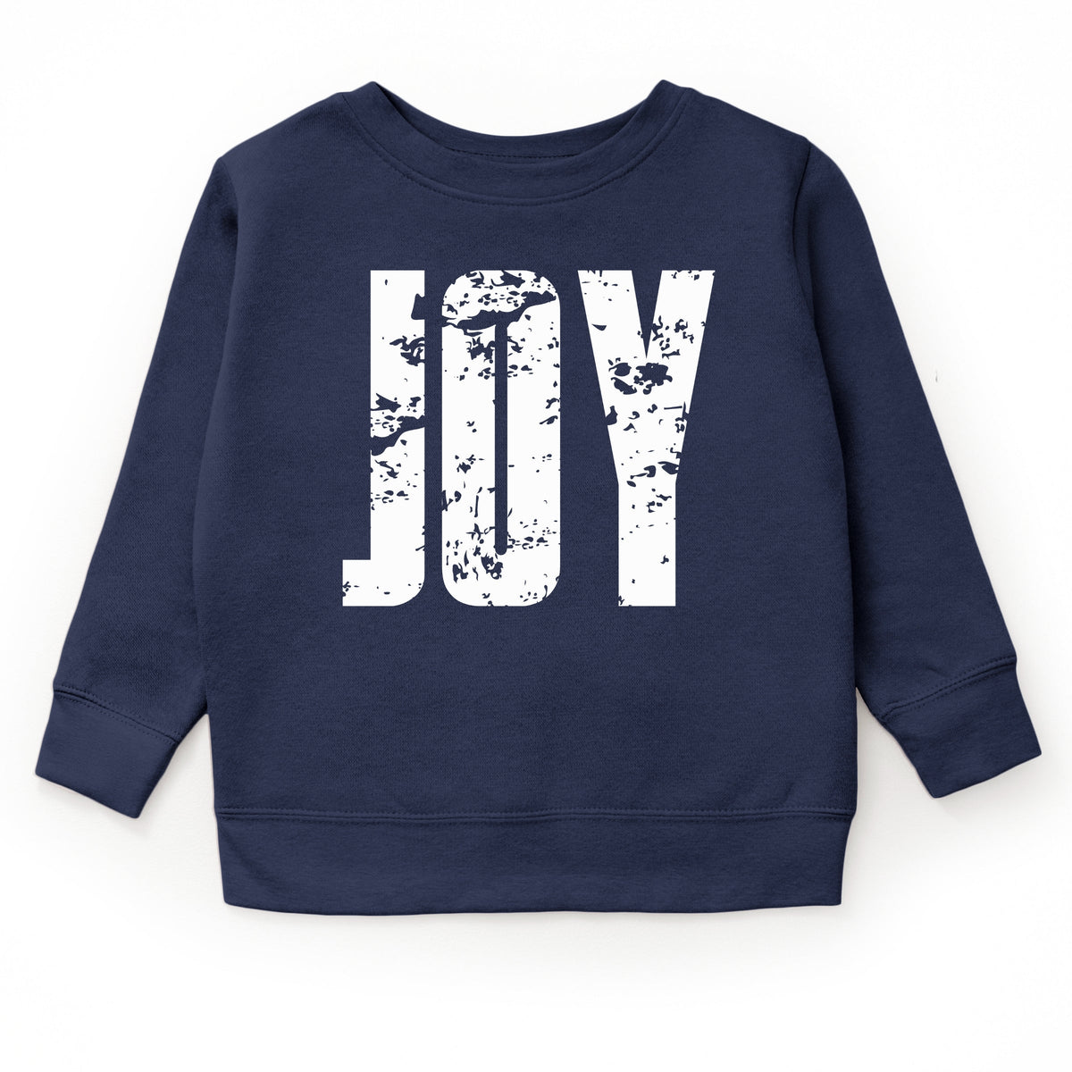 Joy Block Distressed - Youth Graphic Sweatshirt