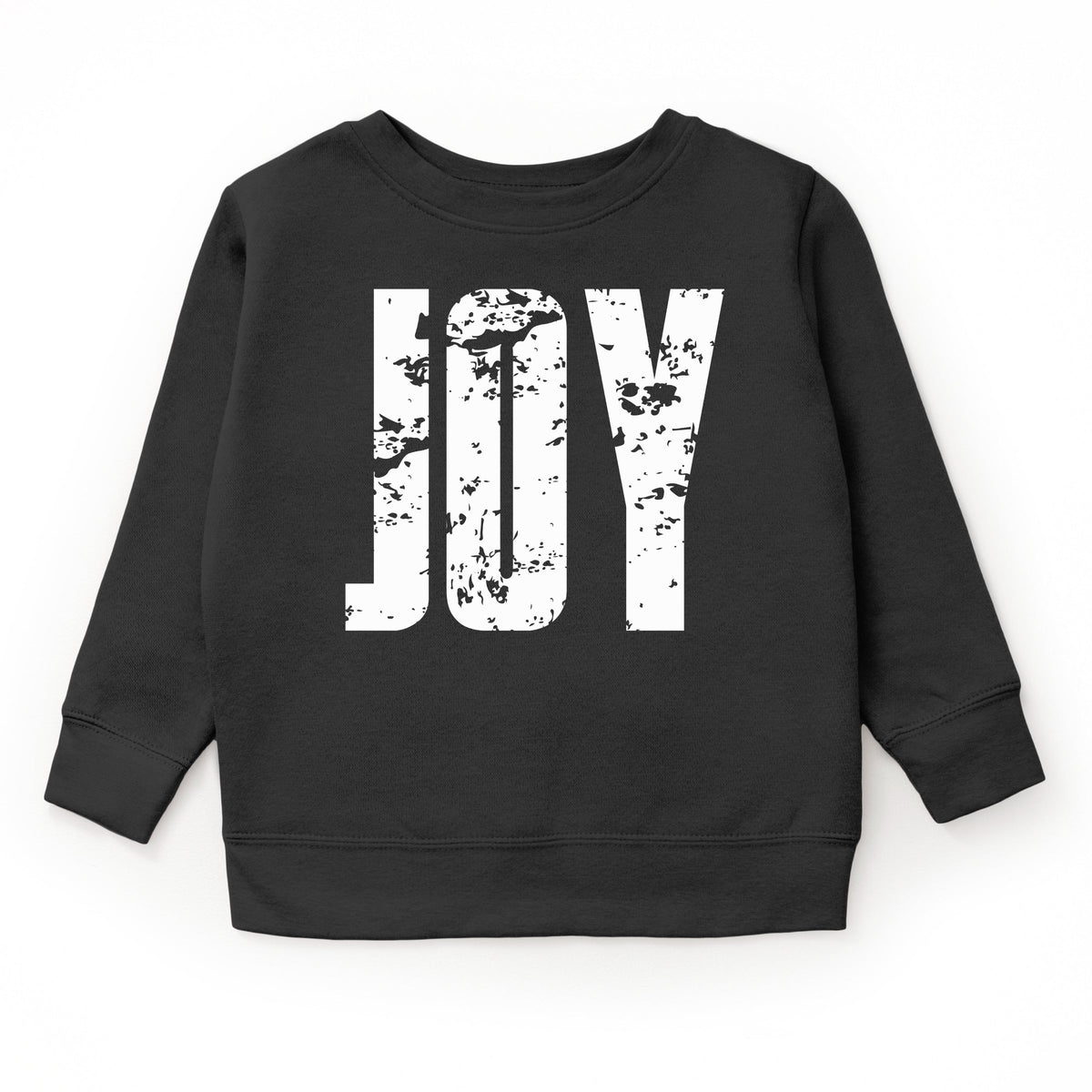 Joy Block Distressed - Youth Graphic Sweatshirt
