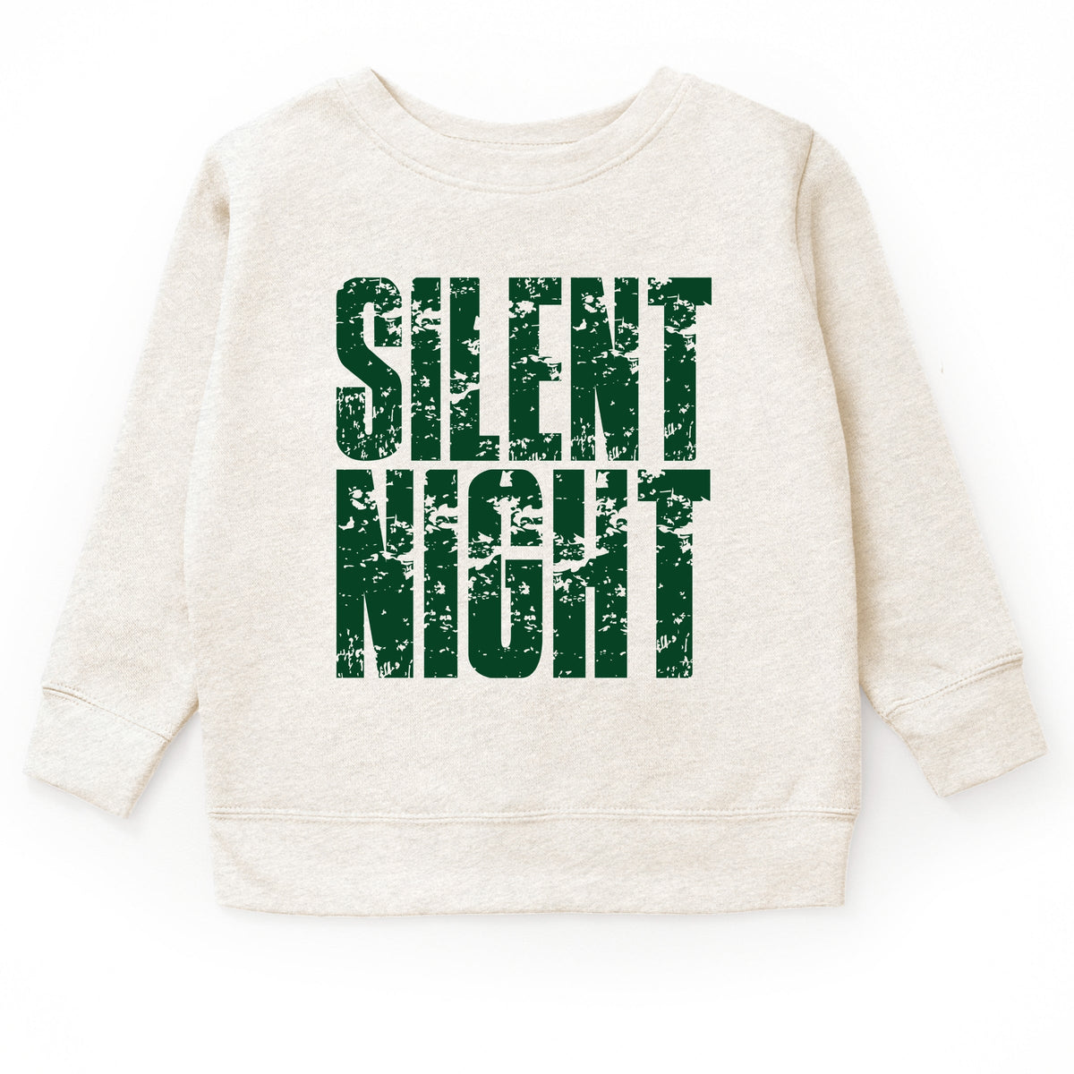Silent Night Block Distressed - Youth Graphic Sweatshirt