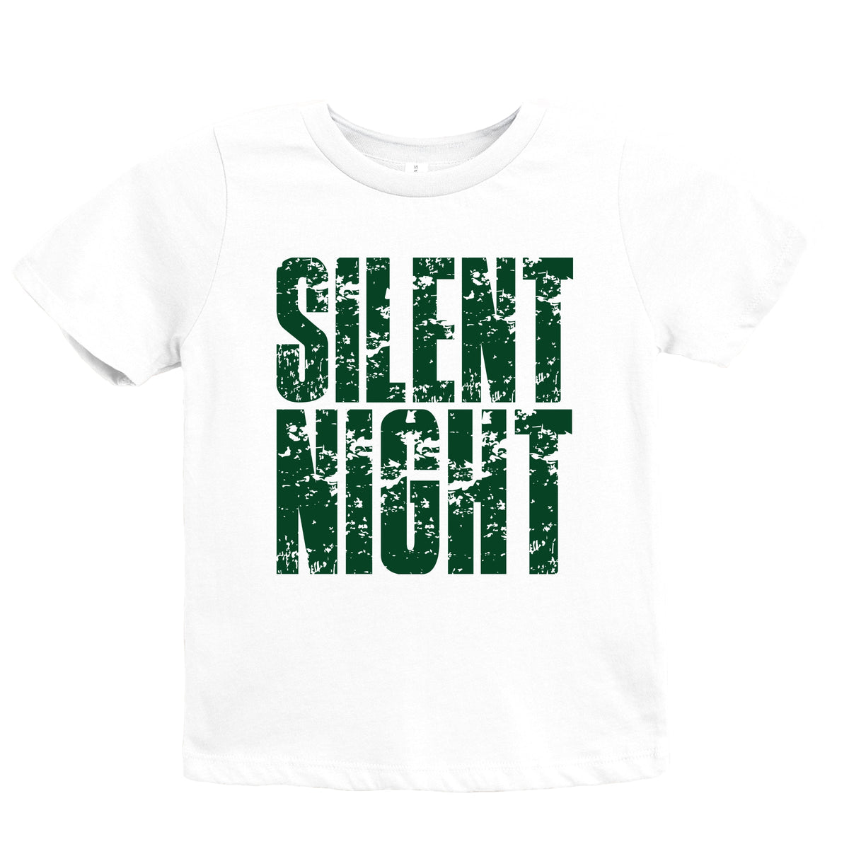 Silent Night Block Distressed - Youth Short Sleeve Graphic T-Shirt